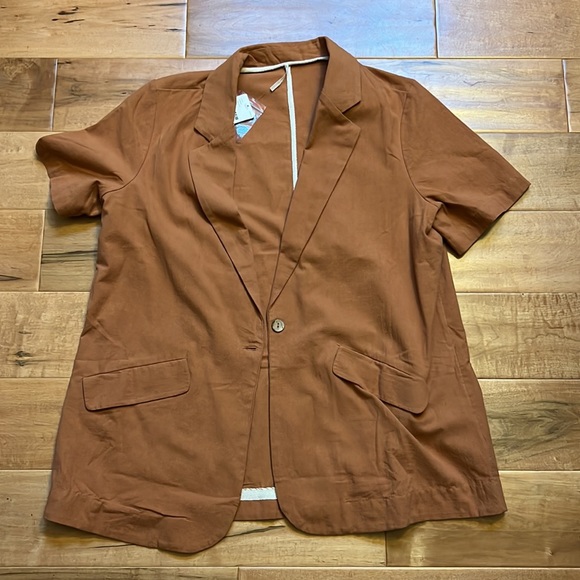 Free People Short Sleeve Blazer - Picture 4 of 7